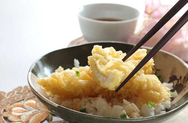 穴子の天ぷら丼の画像