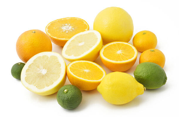 複数の柑橘類の画像